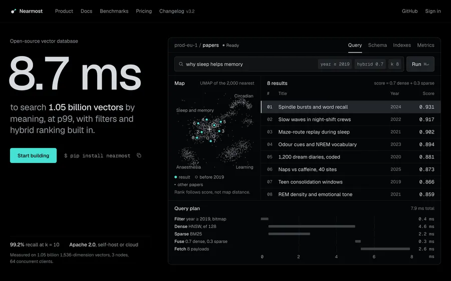 Orrery: luminous dev-tool hero